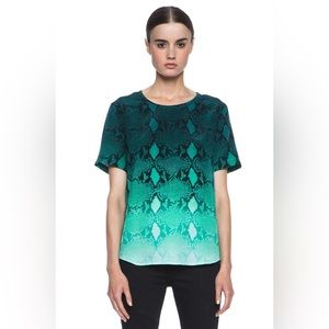 Equipment | Silk Blouse In Python Print Size XS